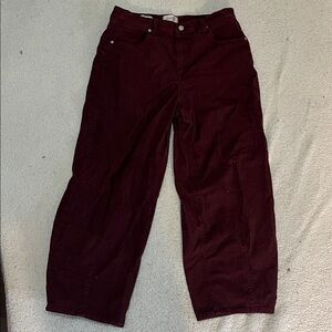 Universal Thread Women's Burgundy Corduroy Jeans